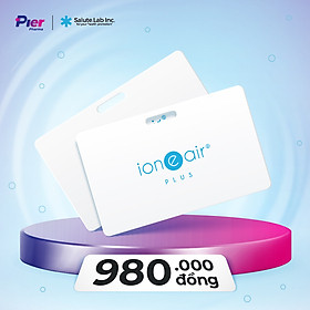 Combo 02 Thẻ lọc không khí - khử mùi ion e air Card Plus - Hàng chính hãng - Tiêu chuẩn Nhật Bản