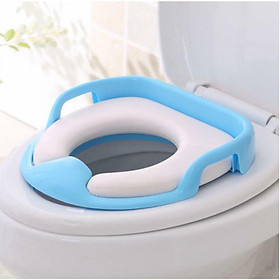 Thu gọn bồn cầu cho bé loại 1 (mầu xanh )