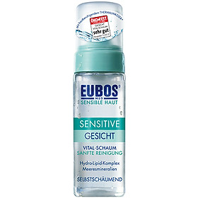 Sữa rửa mặt dạng bọt cho da dầu mụn da nhạy cảm EUBOS Sensitive Vital Schaum Gentle Facial Cleansing (150ml)