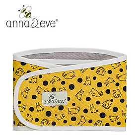 【ANNA&EVE 】KHĂN QUẤN CHO BÉ KHI NGỦ - CHÚ MÈO MÀU VÀNG