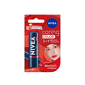 (B2B)Son Dưỡng Môi NIVEA Caring Color Có Màu (4.8 G)
