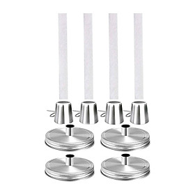 4x Lamp Wicks Accessories Tiki Torches Wicks for Candle Making Garden Lights