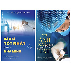 Sách - Combo Nơi ánh sáng không bao giờ tắt và Bác sĩ tốt nhất của nhà mình tặng bookmark vadata