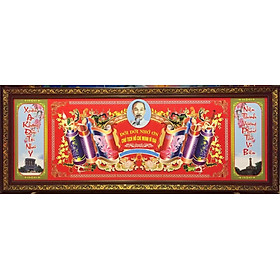 Tranh in thờ cúng, cuốn thư Bác Hồ