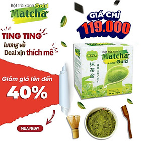 Hộp trà xanh Matcha Gold - 10 gói x 10g