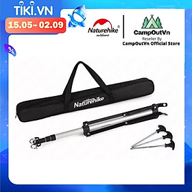 Đồ cắm trại giá treo đèn 3 chân Naturehike campoutvn NH17D015-J du lịch dã ngoại 1m94 xếp gọn chắn chắn có cọc giữ chân khi có gió A113