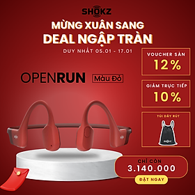 Tai Nghe Bluetooth Thể Thao Truyền Âm Thanh Qua Xương SHOKZ OPEN RUN S803 - Hàng chính hãng