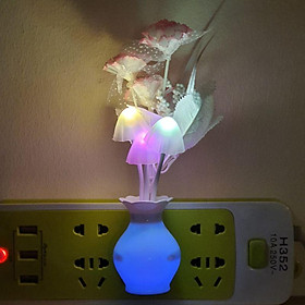 Mua Đèn ngủ led mini cảm ứng ánh sáng thông minh hình cây nấm  bigzero