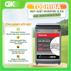 Mua Máy giặt Toshiba Inverter 12 Kg AW-DUK1300KV(SG) - Hàng chính hãng (chỉ giao HCM)