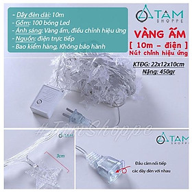 Dây đèn ngôi sao nhí vàng ấm