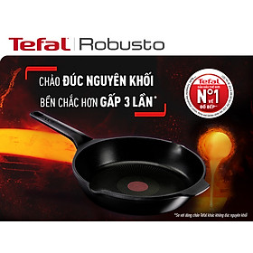 Chảo đúc cao cấp sâu lồng Tefal Robusto có miệng rót
