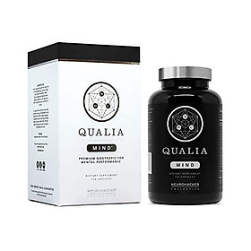 Thực phẩm chức năng Qualia Mind Nootropics Bổ sung trí não hàng đầu cho trí nhớ, sự tập trung, năng lượng tinh thần và sự tập trung với Ginkgo biloba, Alpha GPC, Bacopa monnieri, Celastrus paniculatus, DHA