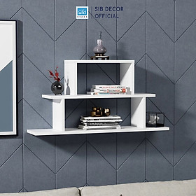 Mua Kệ Gỗ Trang Trí Treo Tường 3 Tầng SIB Decor KT514