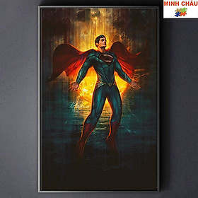 Mua Tranh Canvas | Tranh treo tường trang trí SIÊU ANH HÙNG - SUPERMAN 2
