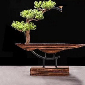 Mua BỘ KỆ GỖ ĐẶT TƯỢNG TRANG TRÍ CÓ THÁC KHÓI 6 món ( KHÔNG KÈM TƯỢNG )