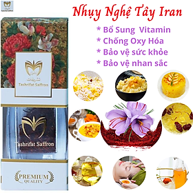 Nhụy hoa nghệ tây Tashrifat Saffron Premium Negin Iran chống lão hóa