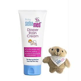 Kem ngăn ngừa hăm tã (50ml) cho bé Sebamed pH5.5 (SBB03B) - Tặng Gấu Bông Treo Chìa Khoá
