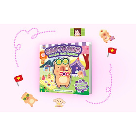 Capybara - Du lịch trải nghiệm (Đồ chơi bóc dán Stickers cho bé)