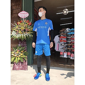 Mẫu quần áo đá bóng cao cấp CLB Manchester City Xanh 2022_2023