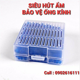 Siêu hot  hộp 50g hạt hút ẩm xanh cho máy ảnh tiện dụng