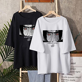 Áo thun xịn sò Uchiha Itachi NAruto Anime MangaUnisex giá rẻ phong cách Nhật Bản