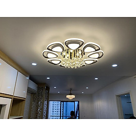 Mua Đèn ốp trần phòng tiếp đón khách buồng ngủ tô điểm 5 cánh phale tăng chỉnh sáng tối tân có 3 cơ chế sáng tăng chỉnh Mã 2