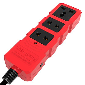 Mua Ổ Cắm Công Suất Lớn Điện Quang ĐQ ESKHP 3Rb 2m ( 3 Lỗ  Màu Đỏ Đen  Dây 2m)