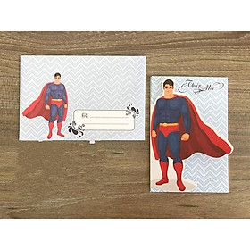 Combo 20 thiệp mời sinh nhật superman IM-1801-P