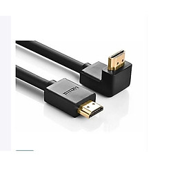 Cáp HDMI to HDMI HD103 dài 2m bẻ xuống góc vuông 90 độ Ugreen UG-10173 10174 - Hàng chính hãng