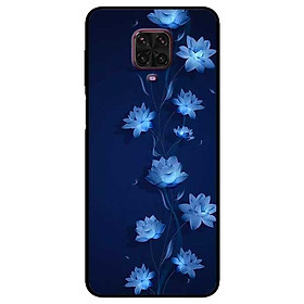 Ốp lưng dành cho xiaomi mi redmi note 9s - note 9 pro - note 9 pro max - mẫu sen xanhh