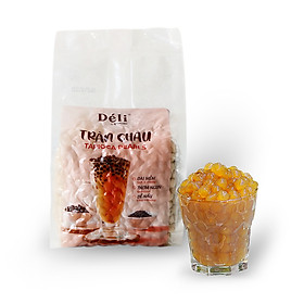 Trân châu đen - hoàng kim Déli [Chuyên sỉ LH GIA TỐT] nguyên liệu tự nhiên . Trân châu dẽo dai truyền thống gói 1kg , HSD 8 tháng