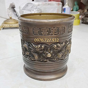 Mua Bát hương bằng đồng ĐK16cm  bát hương thờ cúng bằng đồng