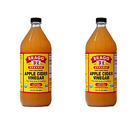 Giấm táo hữu cơ Bragg 473ml & 946ml - Hàng Mỹ
