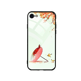Ốp Lưng Kính Cường Lực cho điện thoại Iphone 7 / 8 - Sakura 02