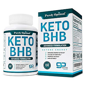 Premium Keto Diet Pills - Utilize Fat for Energy with Ketosis - Boost Energy & Focus, Manage Cravings, Support Metabolism - Keto BHB Supplement for Women and Men - 30 Day Supply