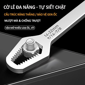 Hình ảnh Cờ Lê Vặn Mở Đa Năng - Dụng Cụ Sửa Chữa Thay Thế Tất Cả Các Bộ Cờ Lê, Mỏ Lết Nhiều Size