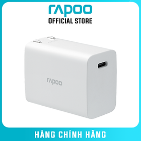 Mua Adapter Củ Sạc 30W 1 Cổng Type C PD 3.0 C RAPOO PA30 Chuyên Cho Điện Thoại Samsung  Oppo  Xiaomi  Vivo - Hàng Chính Hãng