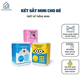 Két Sắt Mini Đựng Tiền Dễ Thương Dành Cho Bé, Két Sắt Mở Bằng Mật Mã Thông Minh Nhiều Hình Ngộ Nghĩnh - Hàng Chính Hãng MINIIN