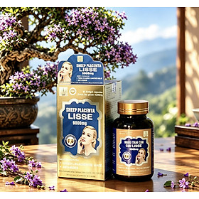 Lisse nhau thai cừu 9000mg - (Hộp 30 viên )- Sáng Da, Mờ Nám , Nếp Nhăn .