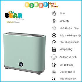 Mua Máy Khử Trùng Dao Thớt Đũa BEAR XDQ-B01Q1 Kiêm Sấy Khô Khử Khuẩn Tia UV 100% Vi Khuẩn Có Hại Công Suất 80 W- Hàng Chính Hãng