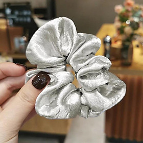 Dây chun buộc tóc vải scrunchies hàn quốc nhiều màu cực đẹp SC03