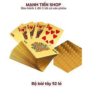 Hình ảnh Bộ bài tây màu đen cao cấp 52 lá bài nhựa - Bộ bài poker- hàng chính hãng