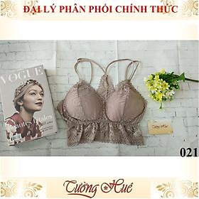 Áo bra 2 dây mảnh ren 021 cúp tam giác cỡ lớn