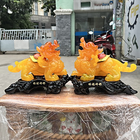 Mua Cặp Tỳ Hưu phong thủy chiêu tài hút lộc cao 19cm