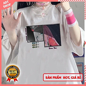 Áo thun tay ngắn in hình anime Darling In The Franxx Zero Two phong cách Harajuku Nhật Bản mới nhất