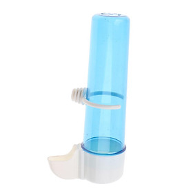 Pet Water Bottle Hanging Plastic Water Drinker Waterer Feeder Dispenser 125ml