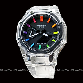 Đồng Hồ Nam Dây Nhựa Casio G-Shock GA-2100SKE-7A AP CUSTOM SKELETON x RAINBOW ROYAL OAK (SPECIAL)