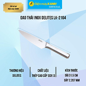 Mua Dao thái inox Delites LK-2104 - Hàng Chính Hãng