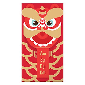 Bao Lì Xì SDstationery Vạn Sự Đại Cát (Lốc 5 Bao)