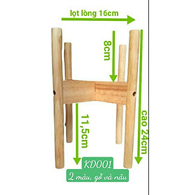 Mua Kệ gỗ để chậu hoa (màu tự nhiên)  tháo rời